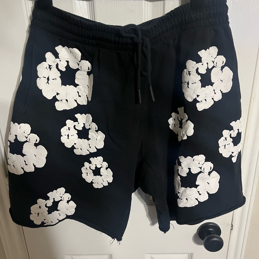 Denim tear shorts